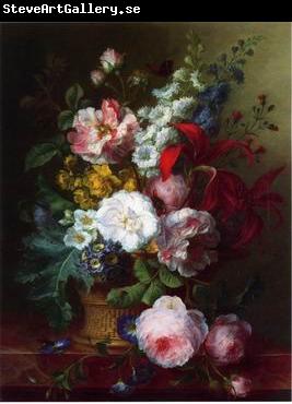 unknow artist Floral, beautiful classical still life of flowers.134